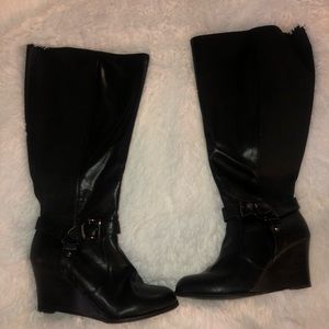 Black boots